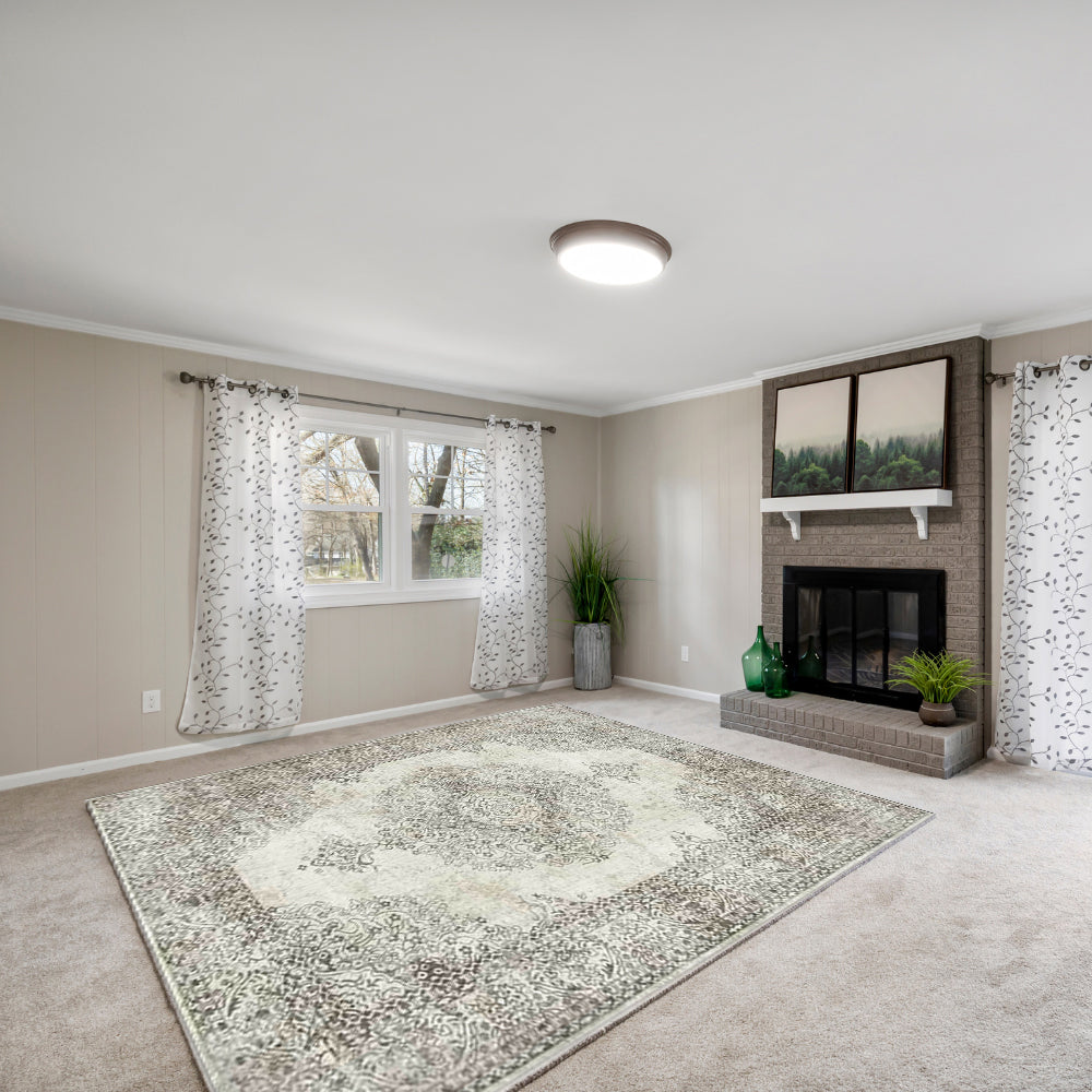 Alabaster Whimsy Vintage Rug