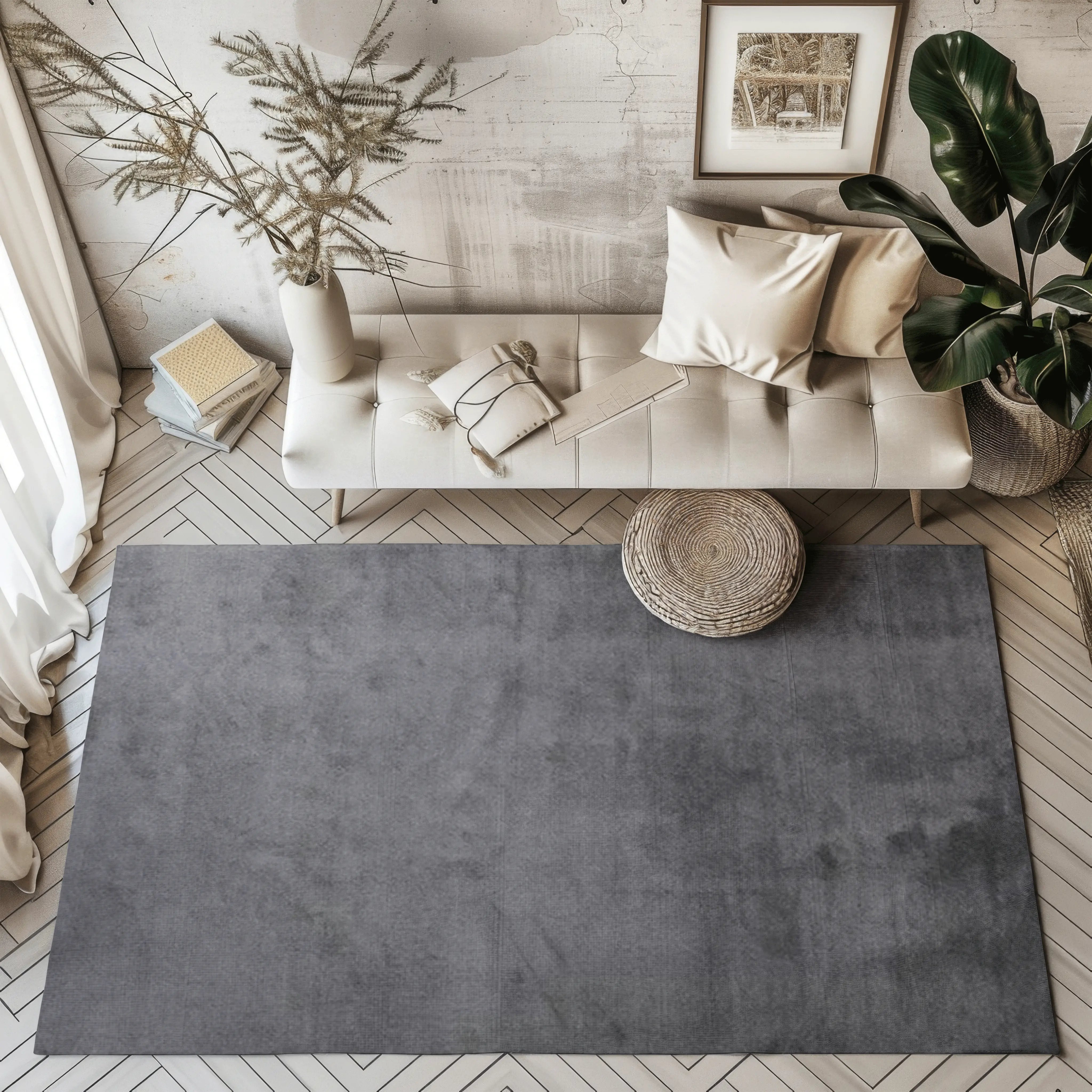Solid Nighttime Serenity Rugs