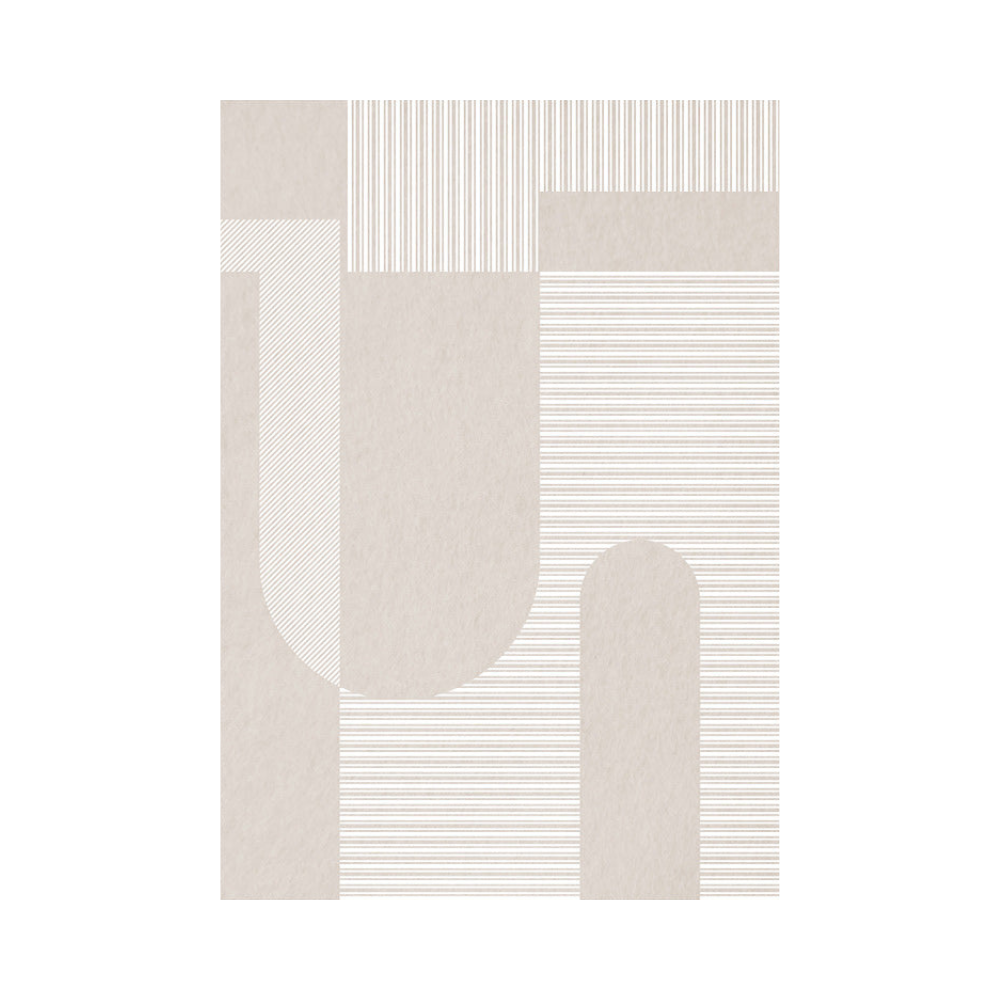 Enigmatic Arctic Stria Sparkling Carpet