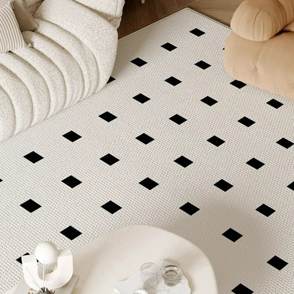 Wind-swept meadow White carpet