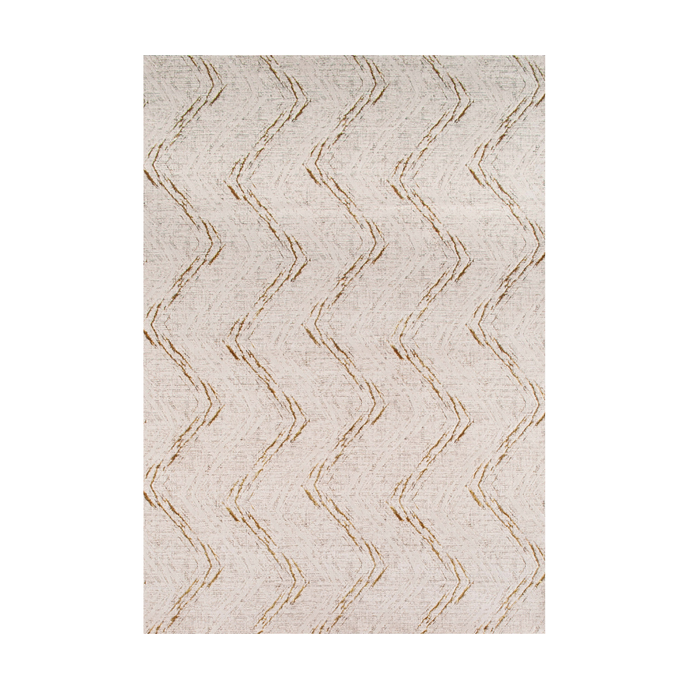 Zigzag patterned textured rug for stylish home decor