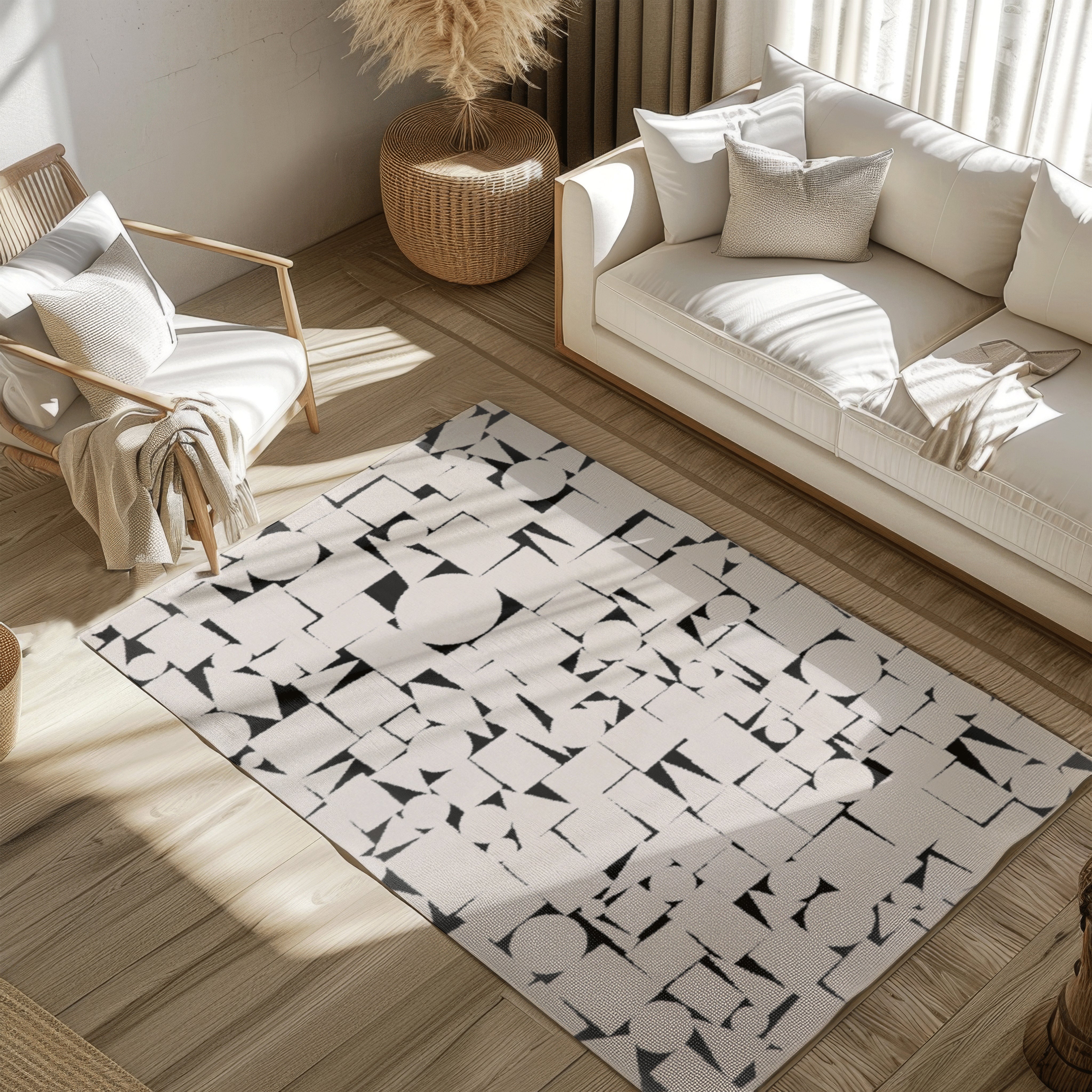 Sacred Tranquility Modern Rug