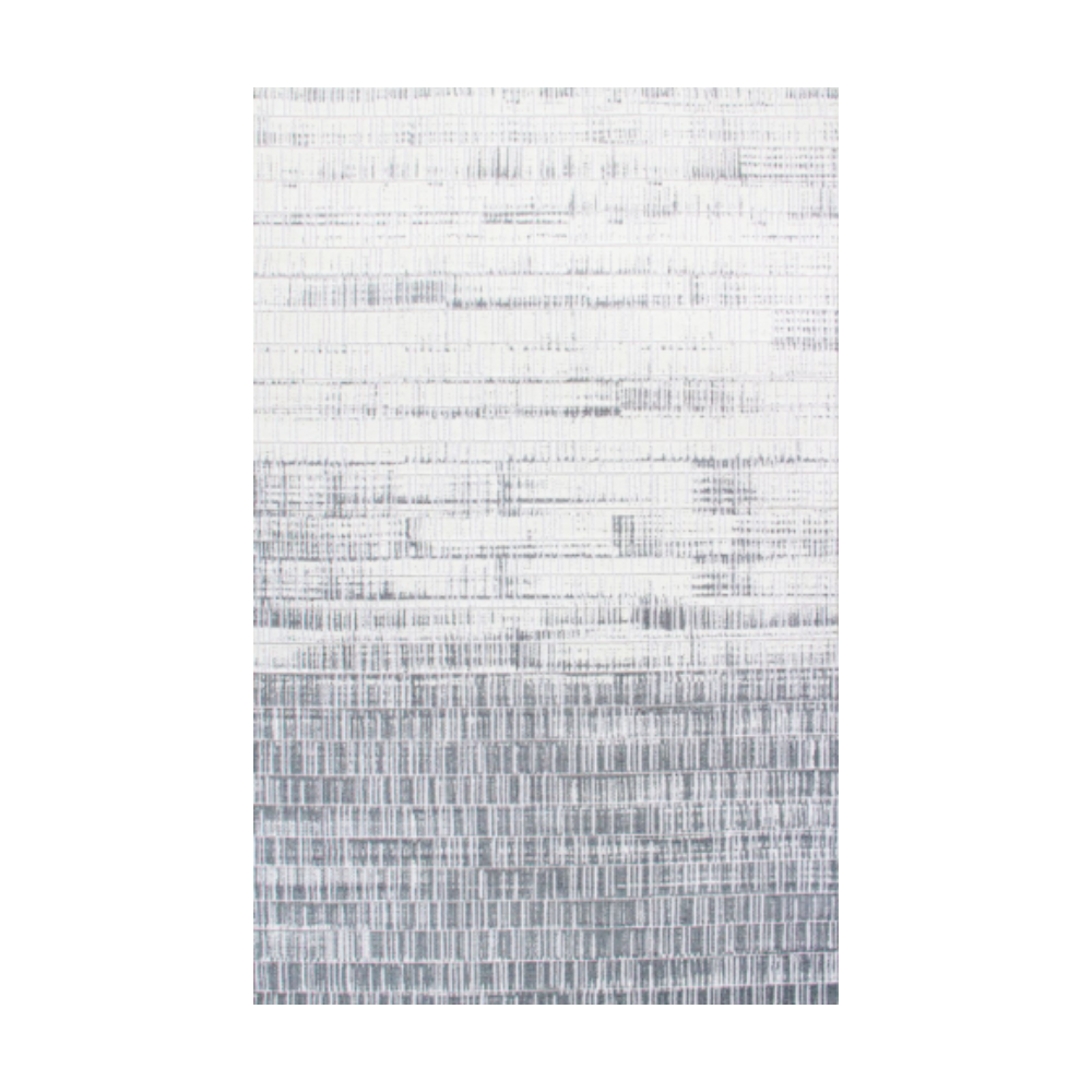 Alistair Abstract Textured Rug in gray gradient design