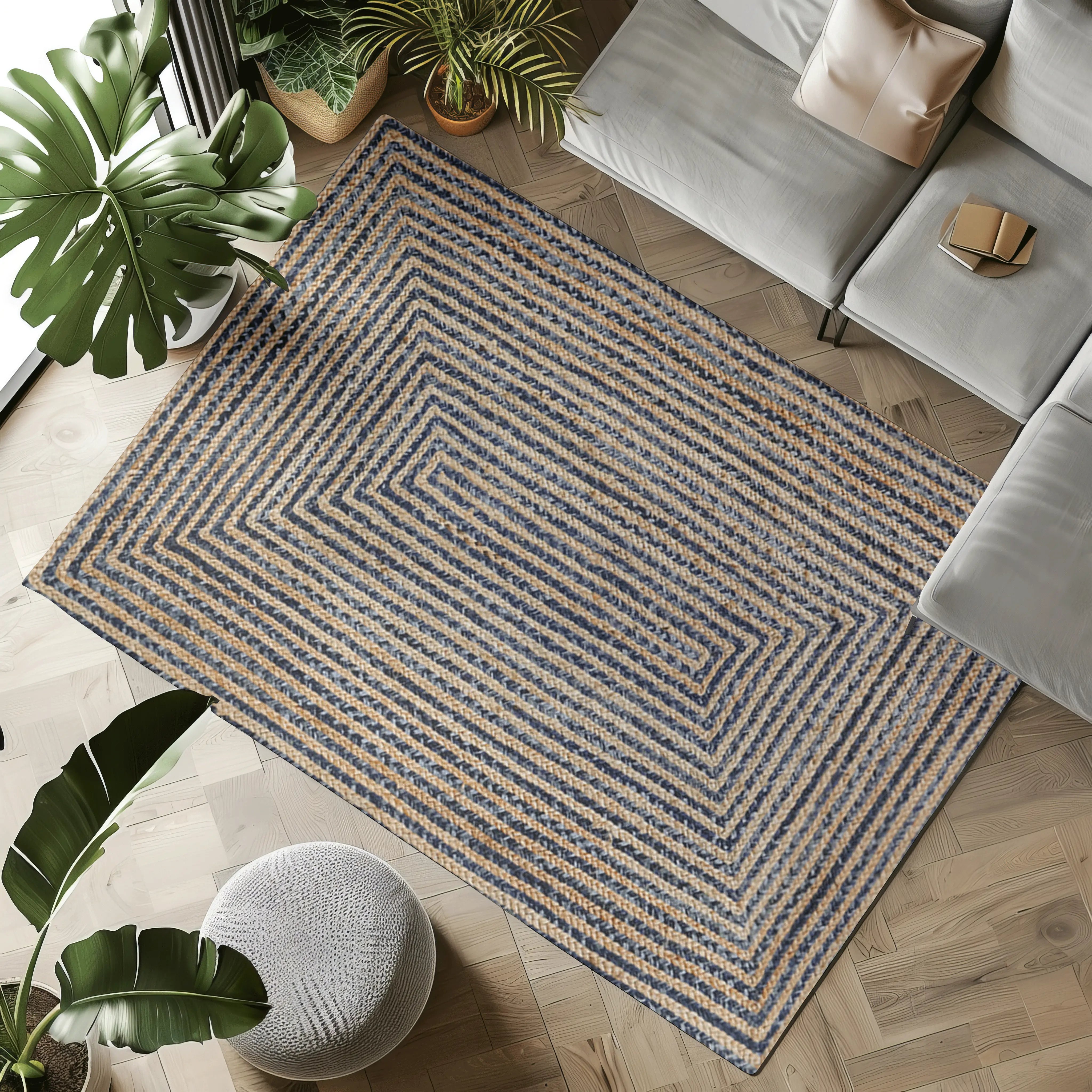 Eternal Waves Jute Rug